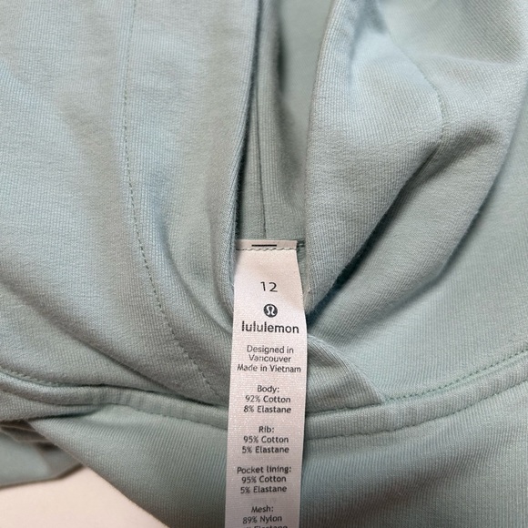 lululemon athletica Soft Green Hoodie Sweatshirt - Picture 3 of 5